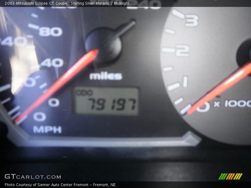 Sterling Silver Metallic / Midnight 2003 Mitsubishi Eclipse GT Coupe