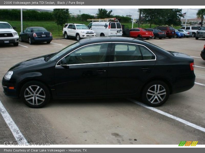 Black / Pure Beige 2006 Volkswagen Jetta TDI Sedan