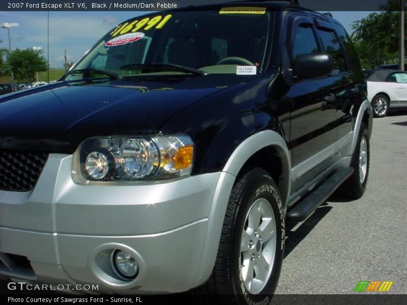 Black / Medium/Dark Pebble 2007 Ford Escape XLT V6