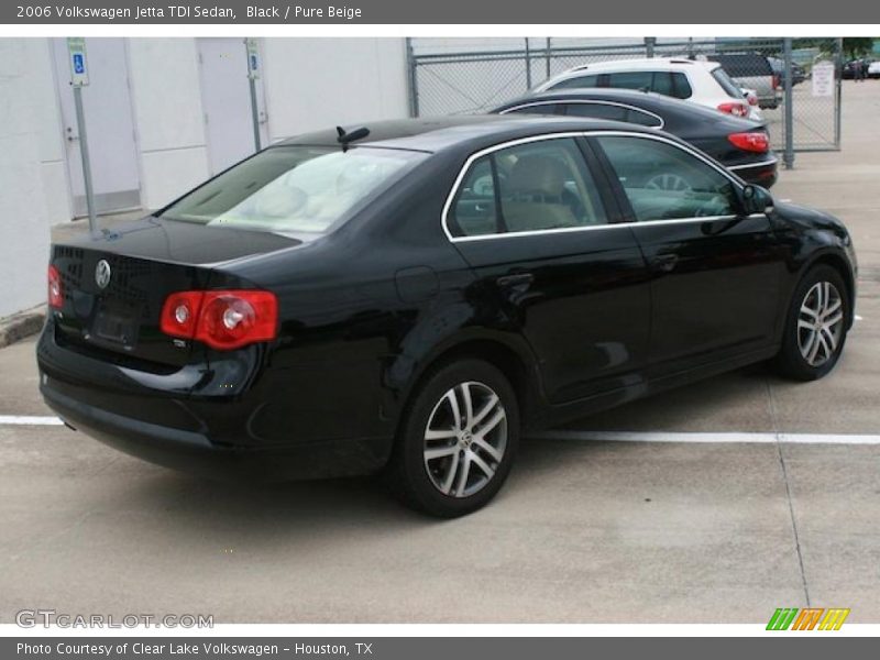 Black / Pure Beige 2006 Volkswagen Jetta TDI Sedan
