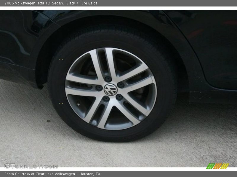 Black / Pure Beige 2006 Volkswagen Jetta TDI Sedan