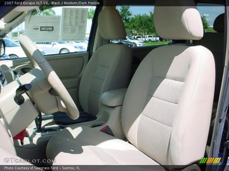 Black / Medium/Dark Pebble 2007 Ford Escape XLT V6
