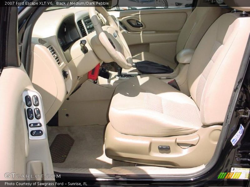 Black / Medium/Dark Pebble 2007 Ford Escape XLT V6