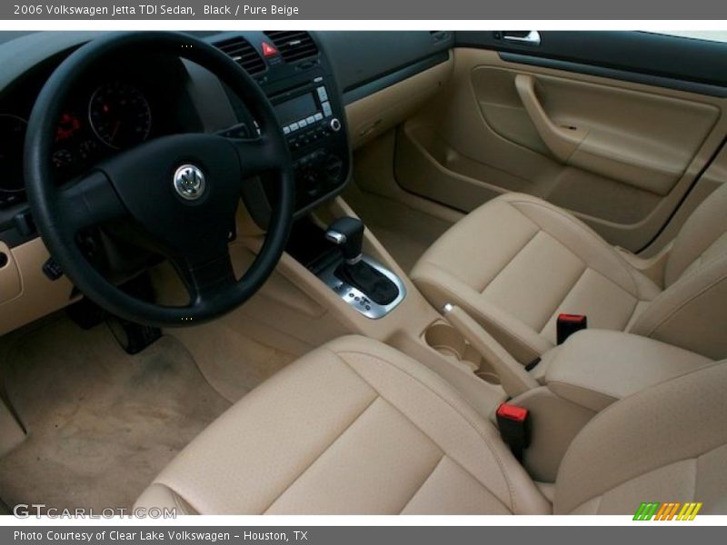 Black / Pure Beige 2006 Volkswagen Jetta TDI Sedan