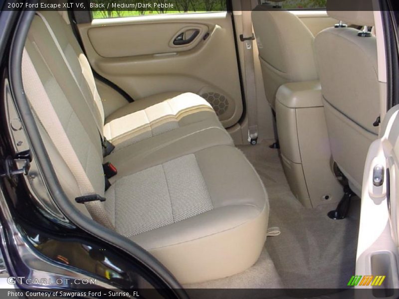 Black / Medium/Dark Pebble 2007 Ford Escape XLT V6