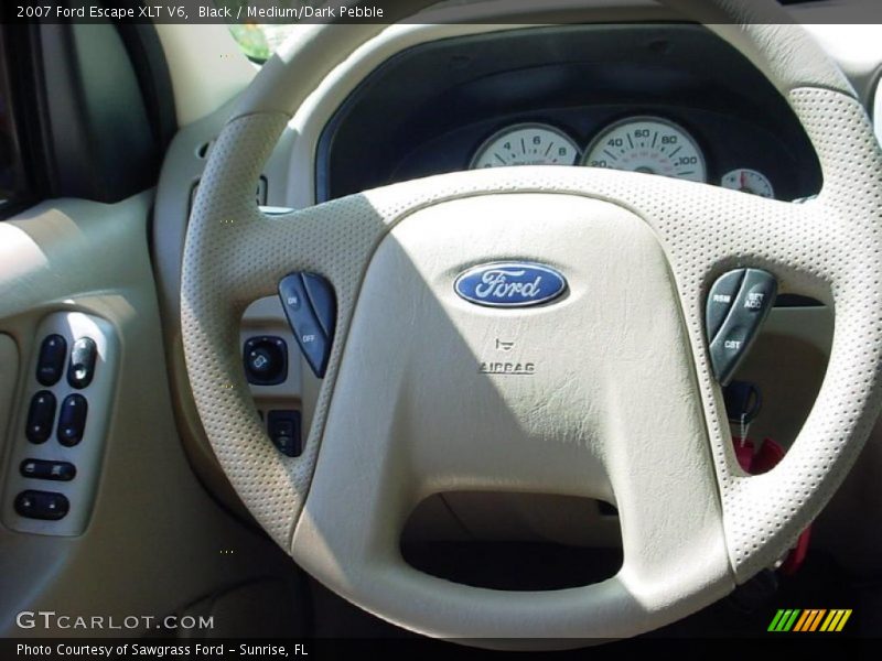 Black / Medium/Dark Pebble 2007 Ford Escape XLT V6