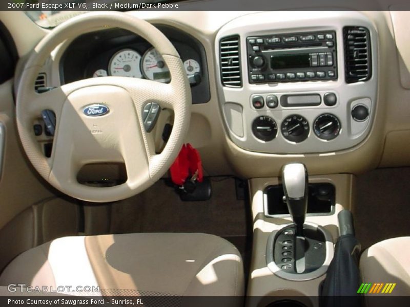 Black / Medium/Dark Pebble 2007 Ford Escape XLT V6