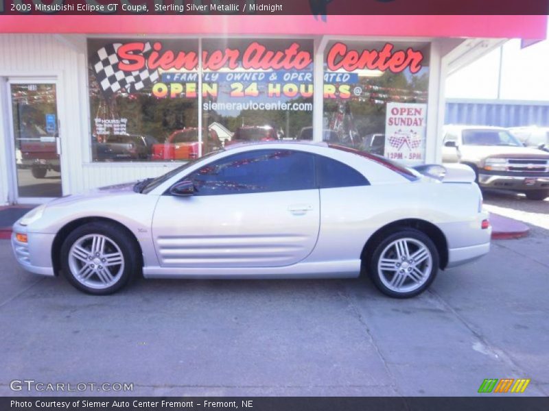 Sterling Silver Metallic / Midnight 2003 Mitsubishi Eclipse GT Coupe
