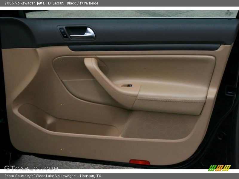 Black / Pure Beige 2006 Volkswagen Jetta TDI Sedan