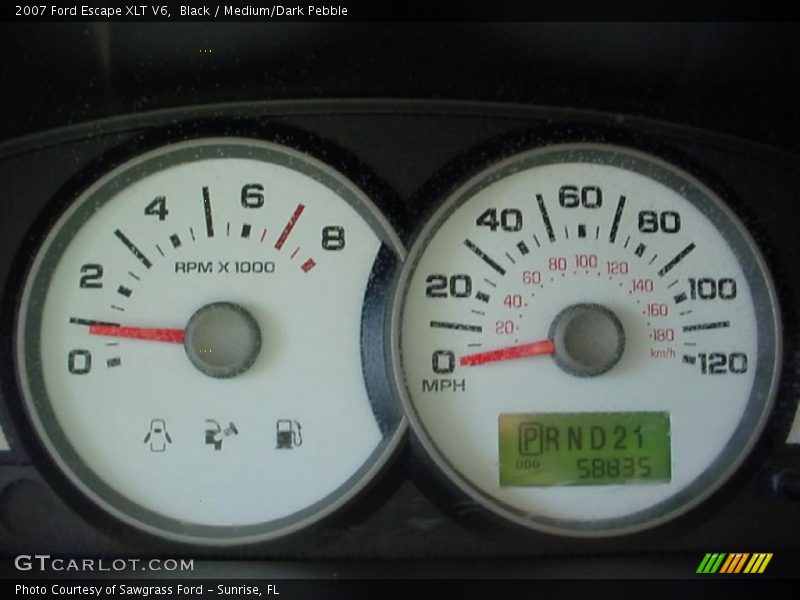 Black / Medium/Dark Pebble 2007 Ford Escape XLT V6