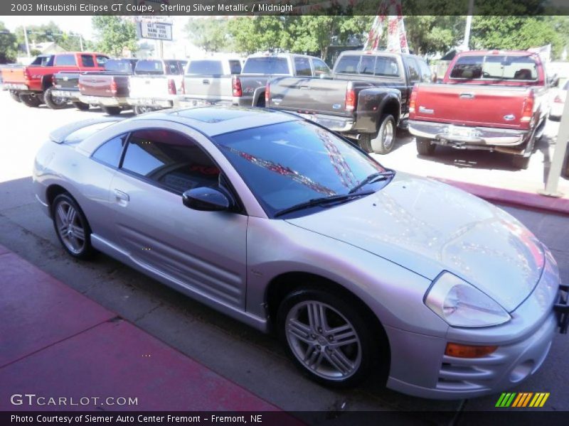 Sterling Silver Metallic / Midnight 2003 Mitsubishi Eclipse GT Coupe