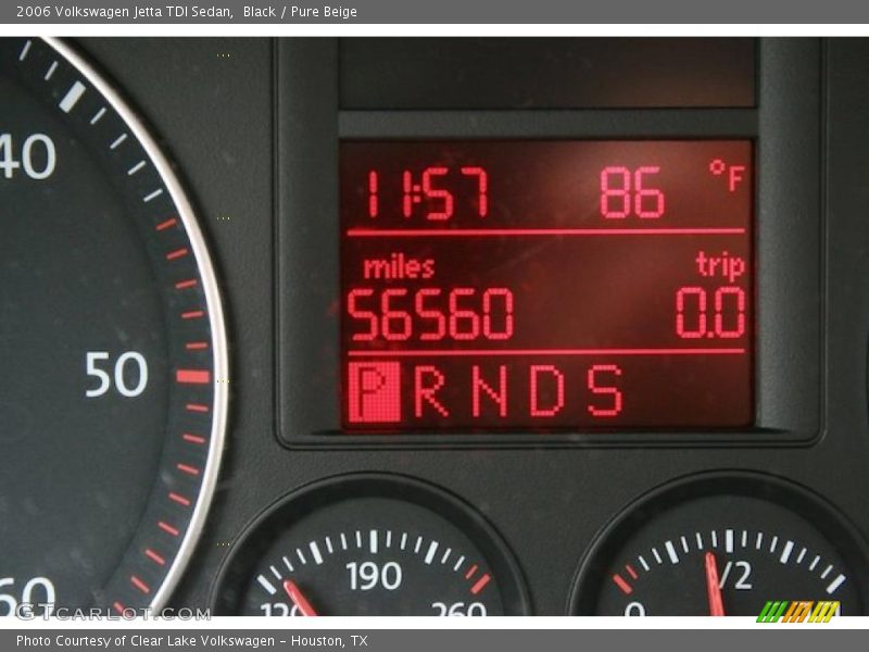 Black / Pure Beige 2006 Volkswagen Jetta TDI Sedan