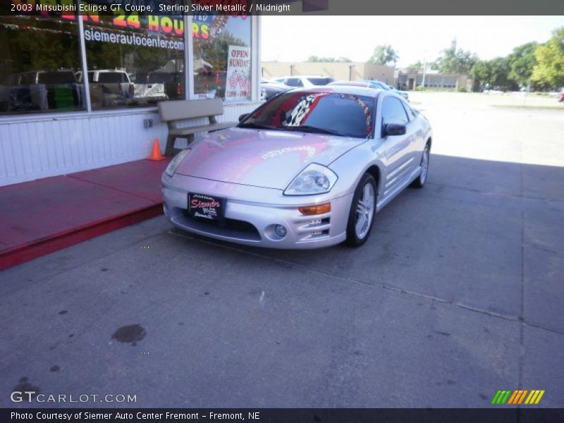 Sterling Silver Metallic / Midnight 2003 Mitsubishi Eclipse GT Coupe