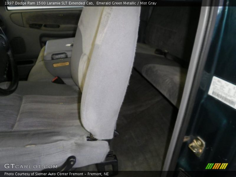 Emerald Green Metallic / Mist Gray 1997 Dodge Ram 1500 Laramie SLT Extended Cab