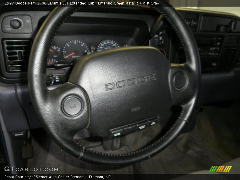 Emerald Green Metallic / Mist Gray 1997 Dodge Ram 1500 Laramie SLT Extended Cab