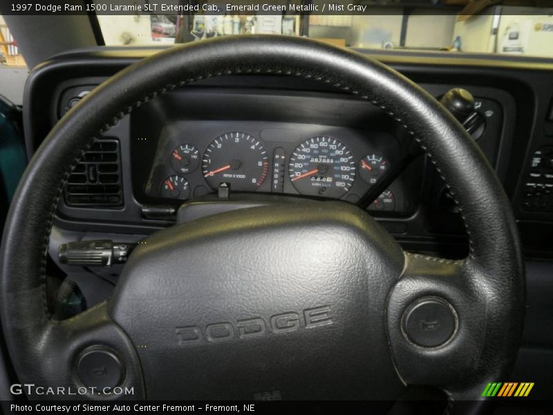 Emerald Green Metallic / Mist Gray 1997 Dodge Ram 1500 Laramie SLT Extended Cab