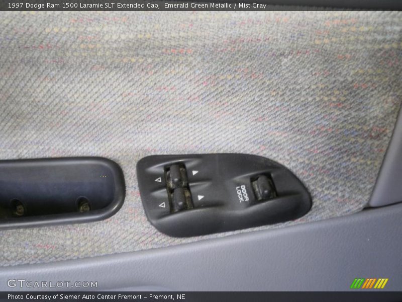 Emerald Green Metallic / Mist Gray 1997 Dodge Ram 1500 Laramie SLT Extended Cab