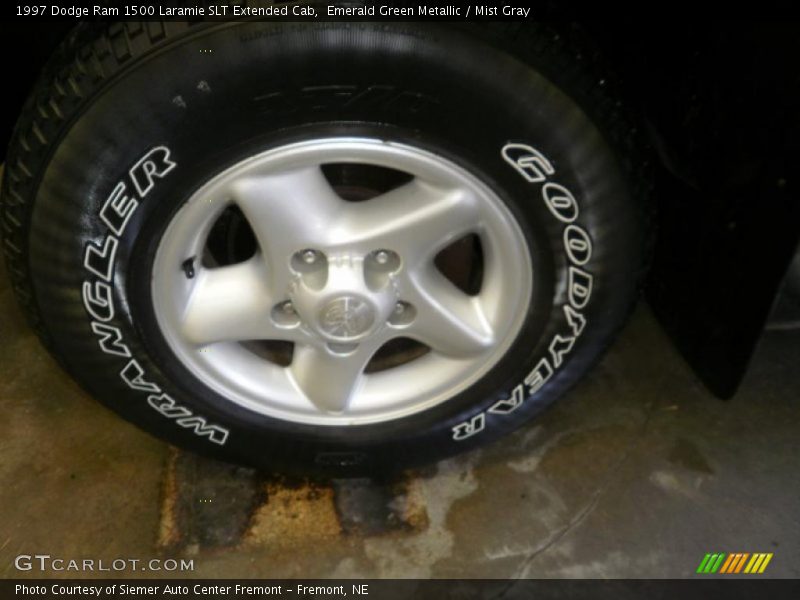 Emerald Green Metallic / Mist Gray 1997 Dodge Ram 1500 Laramie SLT Extended Cab