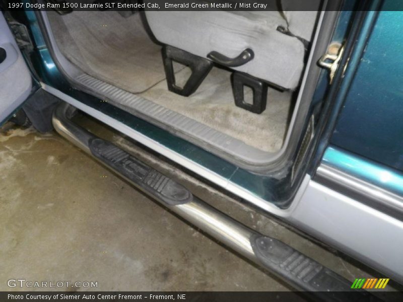 Emerald Green Metallic / Mist Gray 1997 Dodge Ram 1500 Laramie SLT Extended Cab