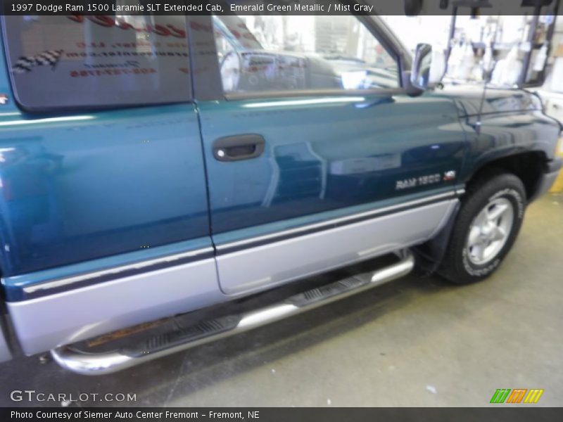 Emerald Green Metallic / Mist Gray 1997 Dodge Ram 1500 Laramie SLT Extended Cab