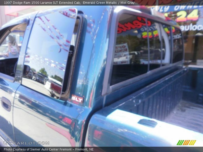 Emerald Green Metallic / Mist Gray 1997 Dodge Ram 1500 Laramie SLT Extended Cab