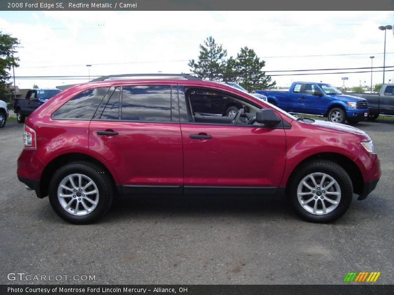 Redfire Metallic / Camel 2008 Ford Edge SE