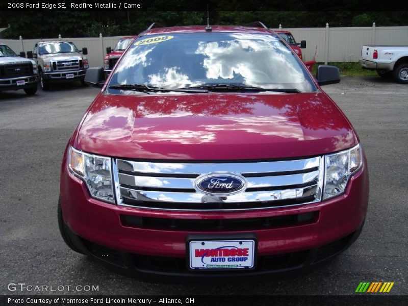 Redfire Metallic / Camel 2008 Ford Edge SE