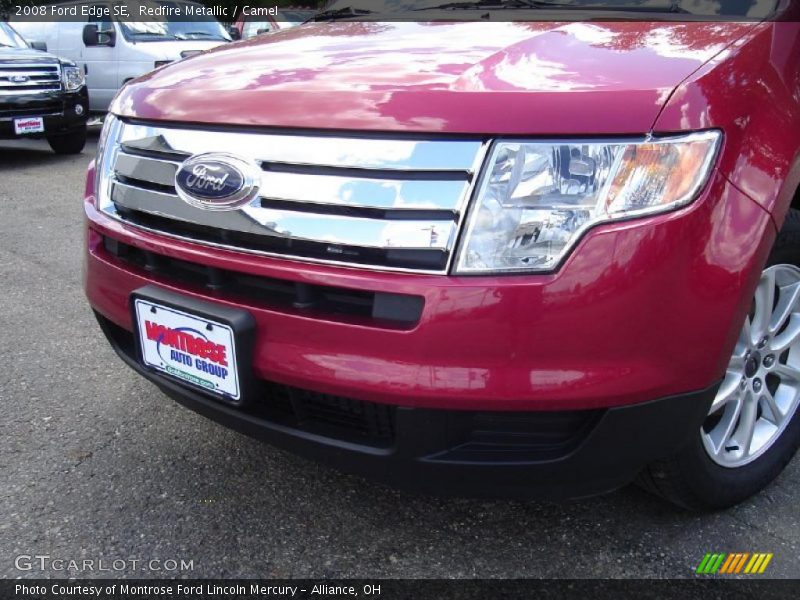 Redfire Metallic / Camel 2008 Ford Edge SE