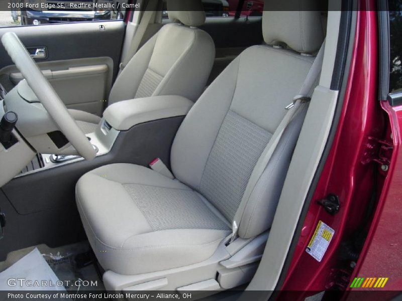 Redfire Metallic / Camel 2008 Ford Edge SE