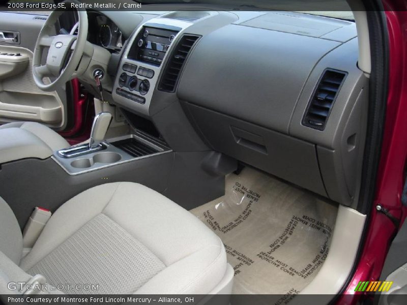 Redfire Metallic / Camel 2008 Ford Edge SE