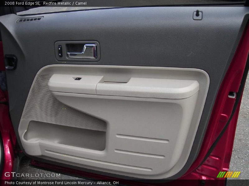 Redfire Metallic / Camel 2008 Ford Edge SE