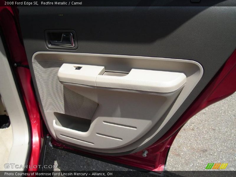 Redfire Metallic / Camel 2008 Ford Edge SE