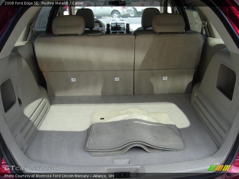 Redfire Metallic / Camel 2008 Ford Edge SE