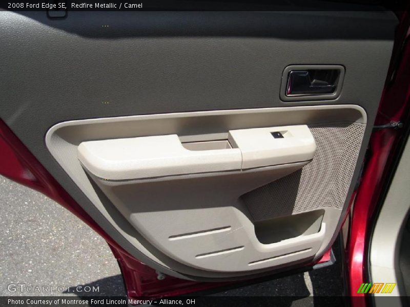 Redfire Metallic / Camel 2008 Ford Edge SE