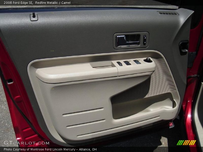 Redfire Metallic / Camel 2008 Ford Edge SE
