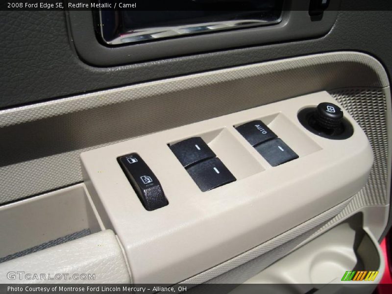 Redfire Metallic / Camel 2008 Ford Edge SE