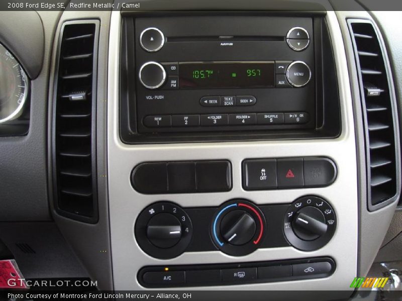 Redfire Metallic / Camel 2008 Ford Edge SE