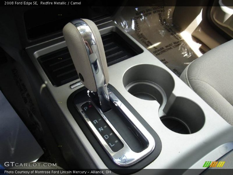 Redfire Metallic / Camel 2008 Ford Edge SE