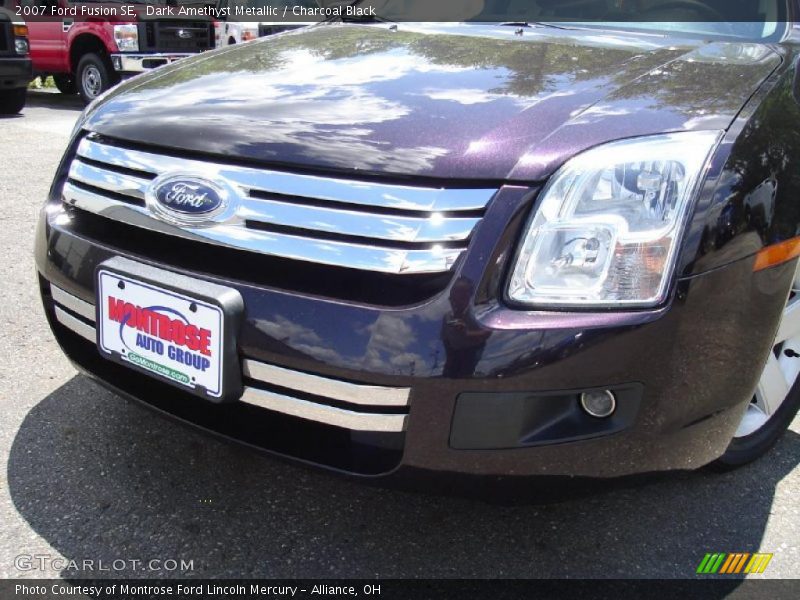 Dark Amethyst Metallic / Charcoal Black 2007 Ford Fusion SE