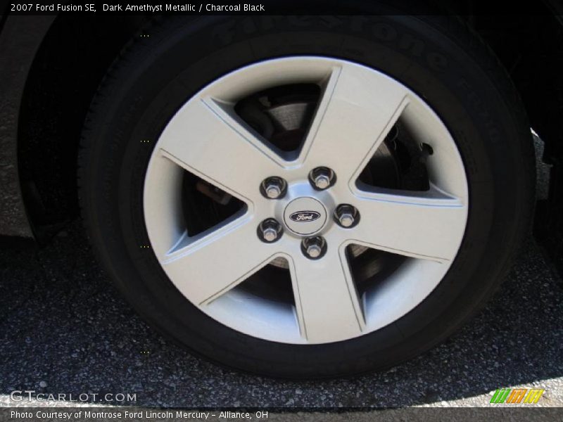Dark Amethyst Metallic / Charcoal Black 2007 Ford Fusion SE