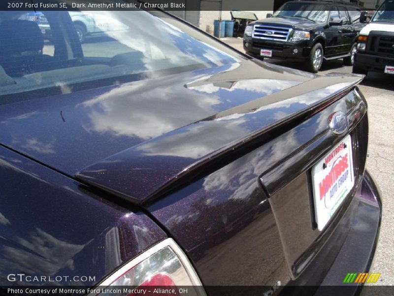 Dark Amethyst Metallic / Charcoal Black 2007 Ford Fusion SE