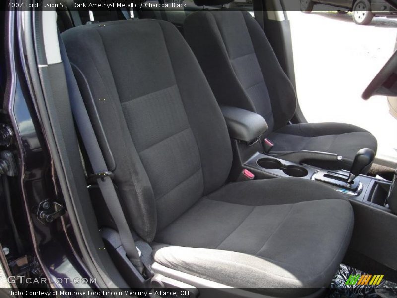 Dark Amethyst Metallic / Charcoal Black 2007 Ford Fusion SE