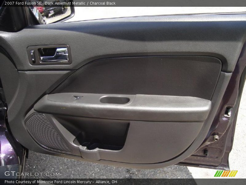 Dark Amethyst Metallic / Charcoal Black 2007 Ford Fusion SE