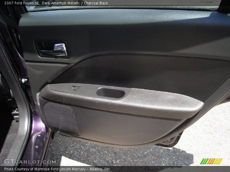 Dark Amethyst Metallic / Charcoal Black 2007 Ford Fusion SE