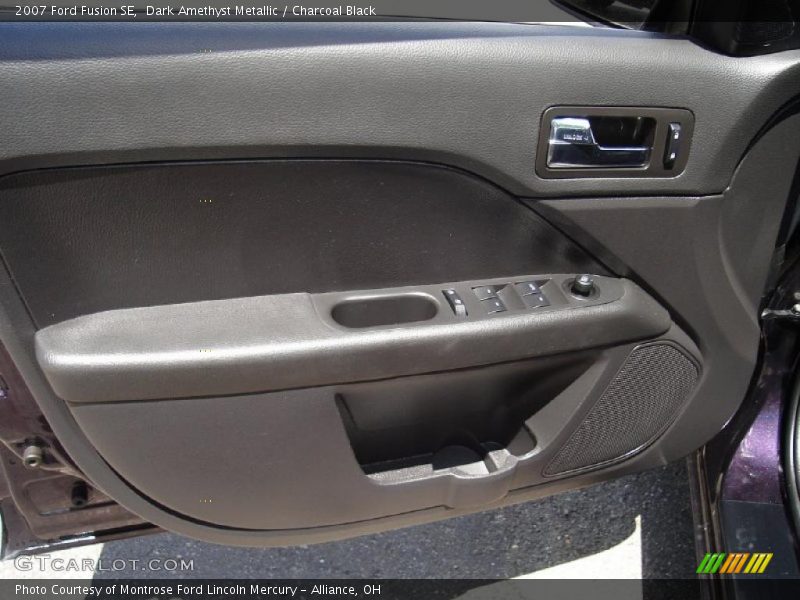 Dark Amethyst Metallic / Charcoal Black 2007 Ford Fusion SE