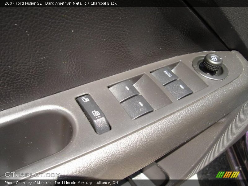 Dark Amethyst Metallic / Charcoal Black 2007 Ford Fusion SE