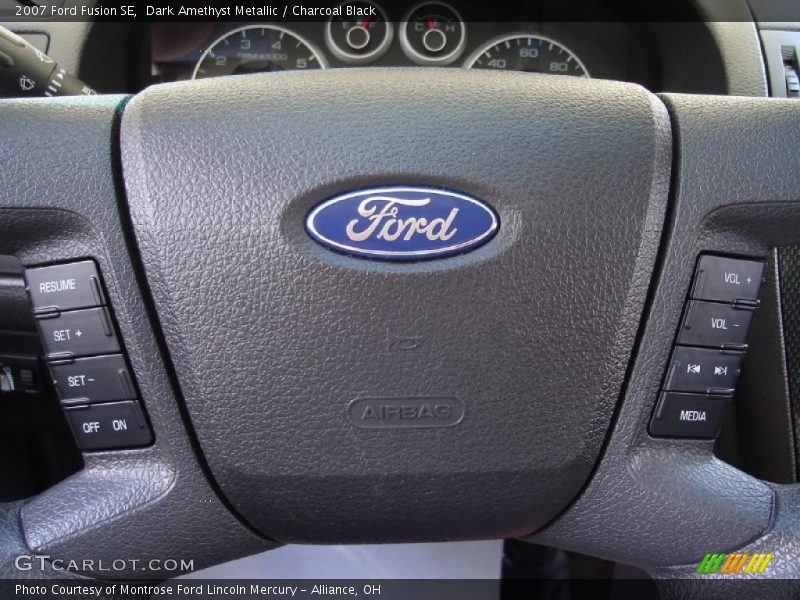 Dark Amethyst Metallic / Charcoal Black 2007 Ford Fusion SE
