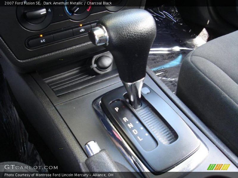 Dark Amethyst Metallic / Charcoal Black 2007 Ford Fusion SE