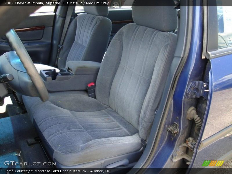 Superior Blue Metallic / Medium Gray 2003 Chevrolet Impala