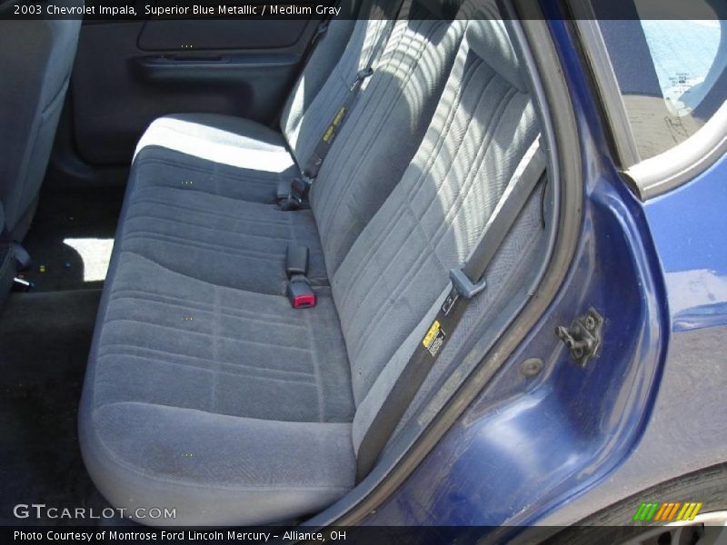 Superior Blue Metallic / Medium Gray 2003 Chevrolet Impala